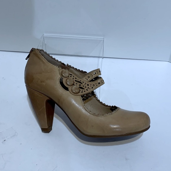 Miz mooz tan Laser cut dress pump Starla - Picture 3 of 16